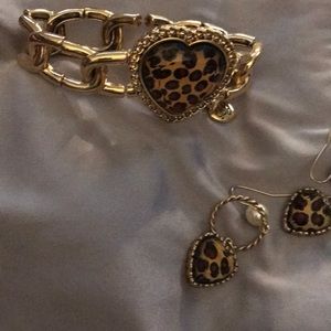 Bracelet and earring